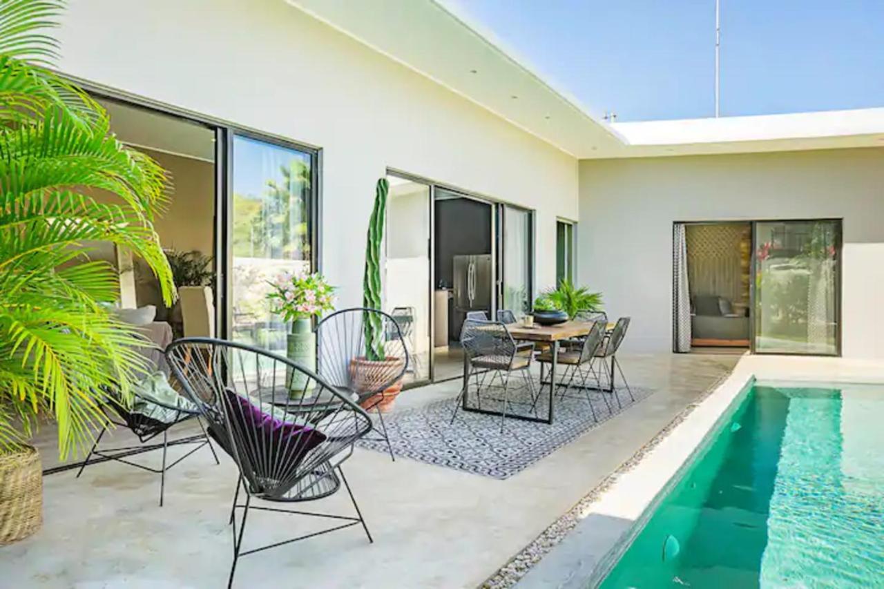 Casa Lou, Large House And Pool, Beach Club Access Villa Тулум Екстериор снимка